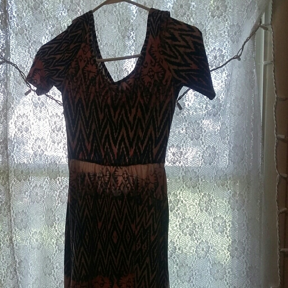 Pink and Blue Multicolored Sundress